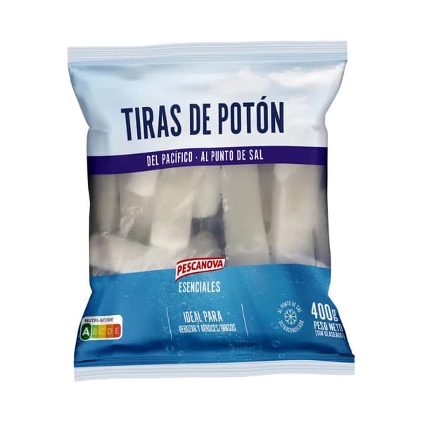 PESCANOVA Tiras potón del Pacífico al punto sal PESCANOVA Esenciales 400 g. - 0.4 kg - Imagen del producto en Findit