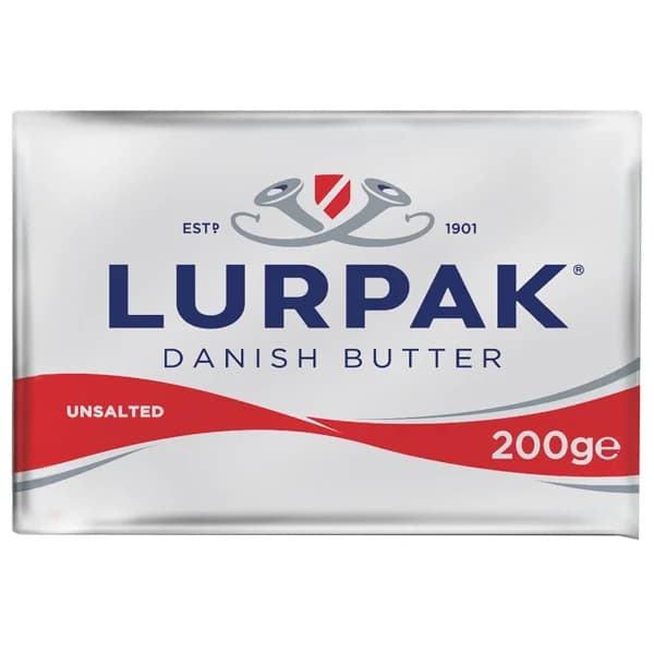 LURPAK Pastilla de mantequilla danesa sin sal 200 g. - 0.2 kg - Imagen del producto en Findit