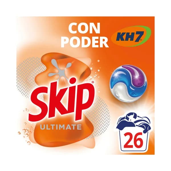 SKIP KH-7 Ultimate Detergente en cápsulas poder 22 lav. - 1 ud - Imagen del producto en Findit