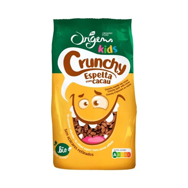 ORIGENS Bio kids Cereales (crujientes) infantiles de espelta con chocolate ecológicos 125 g. - 0.13 kg - Imagen del producto en Findit