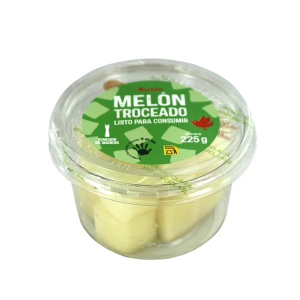AUCHAN Melón troceado 225 g Producto Alcampo. - 0.23 kg - Imagen del producto en Findit