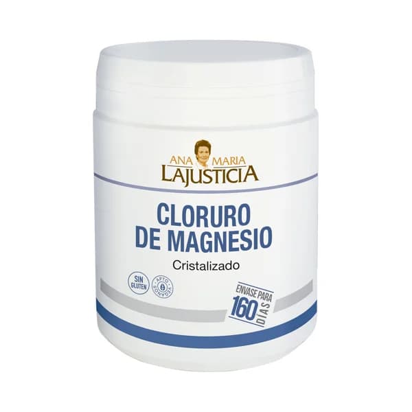 ANA MARIA LAJUSTICIA Complemento nutricional apto para vegano a base de Cloruro de Magnésio ANA MARIA LAJUSTICIA 400 g. - 4 l - Imagen del producto en Findit
