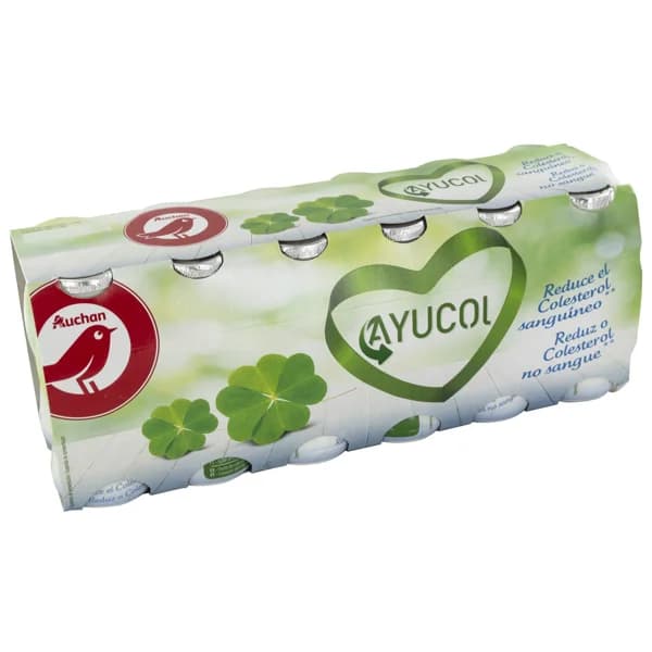 AUCHAN Ayucol natural, para ayudar a controlar el colesterol 12x100 g Producto Alcampo. - 1.2 kg - Imagen del producto en Findit