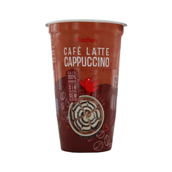 PRODUCTO ALCAMPO Bebida de café 100% arábica con leche y un toque de cacao (cappuccino) 250 ml. - 0.25 l - Imagen del producto en Findit