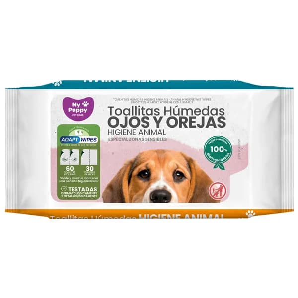 MY PUPPY Toallitas húmedas para perros 30 uds. - 1 ud - Imagen del producto en Findit