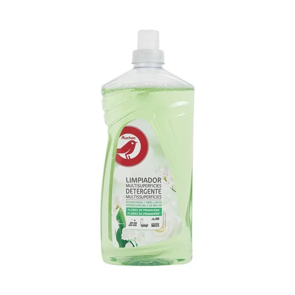 PRODUCTO ALCAMPO Limpiador multisuperficies (desengrasa y abrillanta) aroma flores de primavera 1.25 l. - 1 l - Imagen del producto en Findit