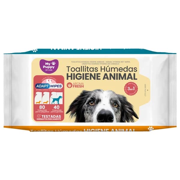 MY PUPPY Toallitas húmedas fresh para perros  40 uds. - 1 ud - Imagen del producto en Findit
