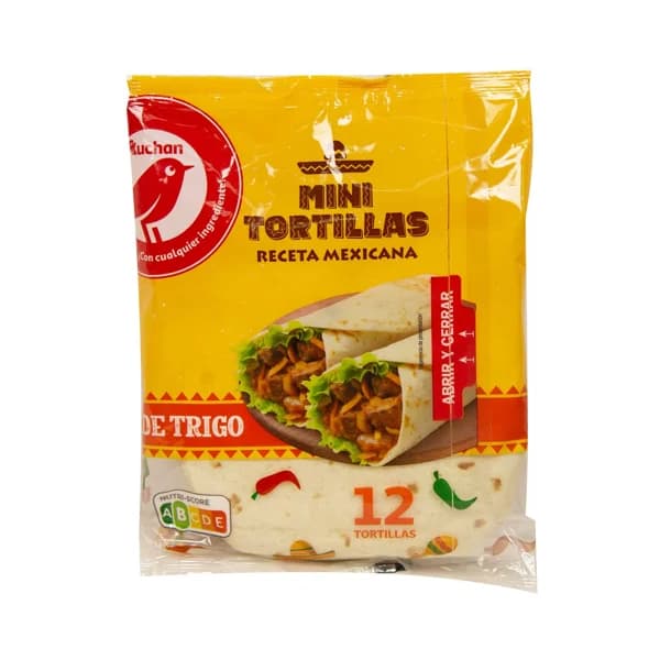 PRODUCTO ALCAMPO Mini tortillas de trigo PRODUCTO ALCAMPO 12 uds. 300 g. - 0.3 kg - Imagen del producto en Findit