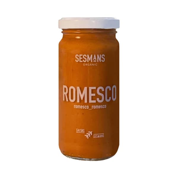 SESMANS ORGANIC Salsa romesco bio ecológica 240 ml. - 0.24 l - Imagen del producto en Findit