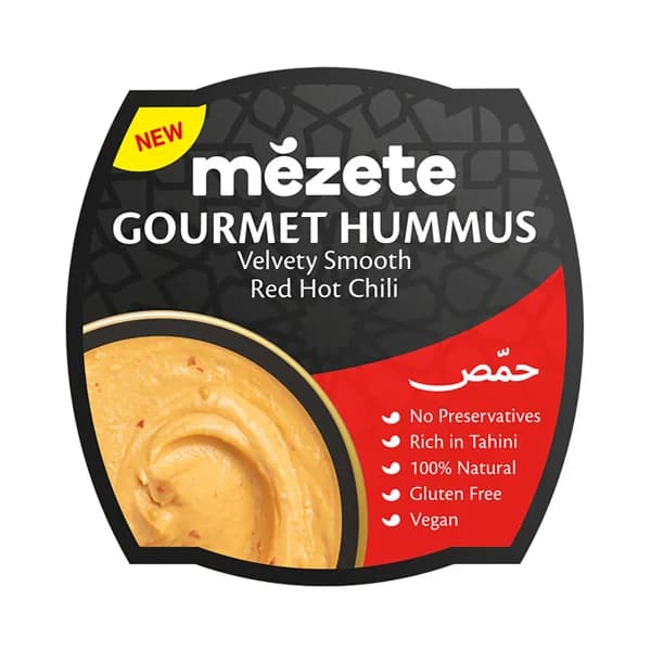 MEZETE Gourmet hummus y chili picante MEZETE 215 g. - 0.21 kg - Imagen del producto en Findit