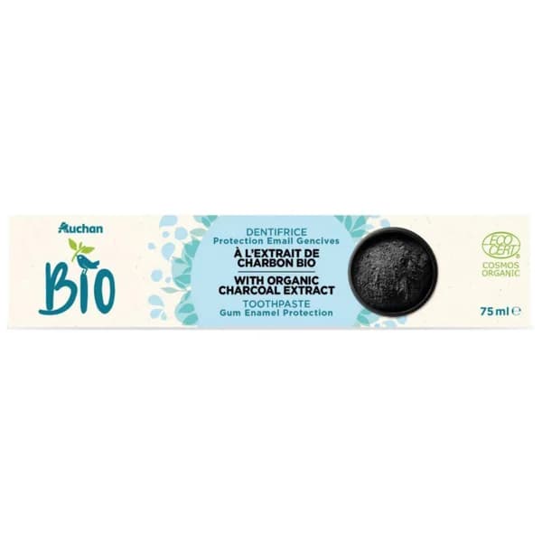 PRODUCTO ALCAMPO Pasta de dientes blanqueadora con carbón vegetal ecológico PRODUCTO ALCAMPO Bio 75 ml. - 0.08 l - Imagen del producto en Findit