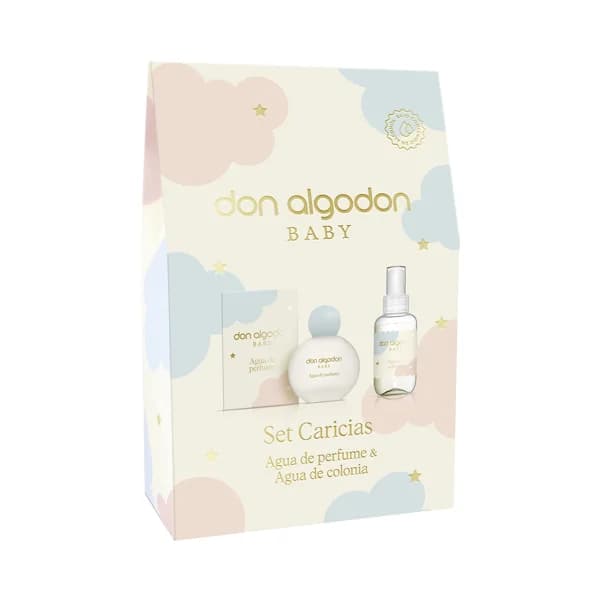 DON ALGODÓN Baby Set caricias con agua de perfume (100 ml.) y agua de colonia (100 ml.). - 1 ud - Imagen del producto en Findit