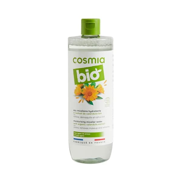 COSMIA Agua micelar hidratante y desmaquillante con extracto de Calendula Bio, para todo tipo de pieles COSMIA Bio 500 ml - 0.5 l - Imagen del producto en Findit