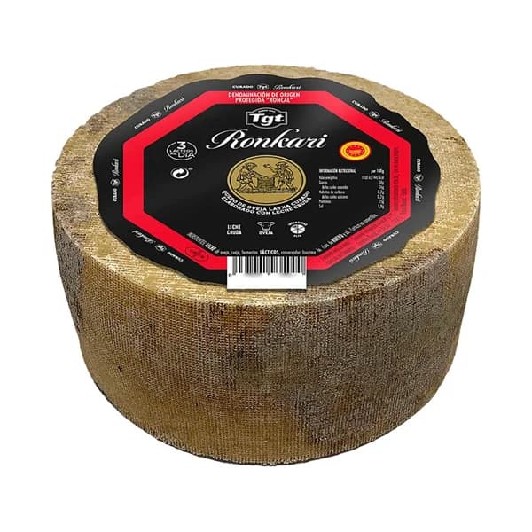Queso DOP roncal viejo leche cruda RONKARI. - 1 ud - Imagen del producto en Findit