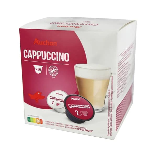 PRODUCTO ALCAMPO Café en cápsulas Capuccino 16 uds. - 0.19 kg - Imagen del producto en Findit