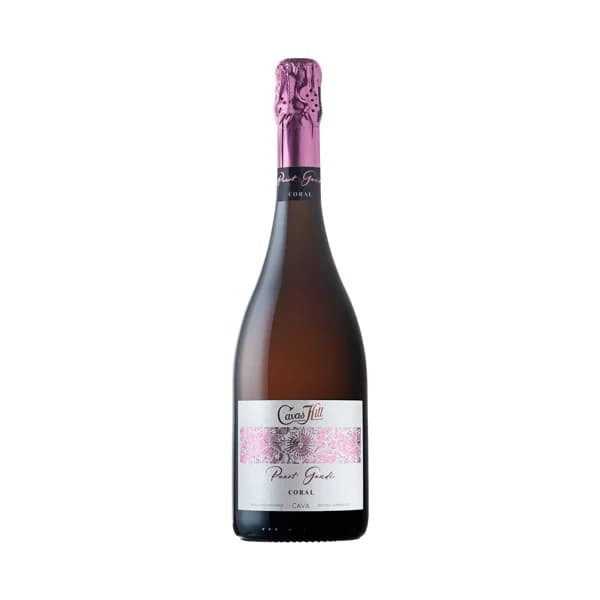 CAVAS HILL Panot Gaudó coral Cava brut rosado, elaborado en Catalunya botella de 75 cl. - 1 ud - Imagen del producto en Findit