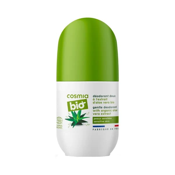 COSMIA Desodorante roll on para mujer, con extracto de aloe vera bio, especial pieles sensibles COSMIA Bio 50 ml. - 0.05 l - Imagen del producto en Findit