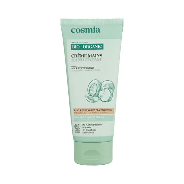 COSMIA Bio Crema de manos nutritiva con manteca de Karite y aloe vera ecológicos 100 ml. - 0.1 l - Imagen del producto en Findit