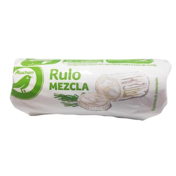 PRODUCTO ECONÓMICO ALCAMPO Rulo queso mezcla PRODUCTO ECONÓMICO ALCAMPO 180 g. - 0.18 kg - Imagen del producto en Findit