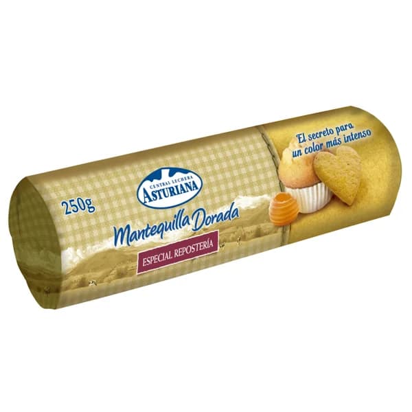CENTRAL LECHERA ASTURIANA Rulo de mantequilla especial para repostería CENTRAL LECHERA ASTURIANA 250 g. - 0.25 kg - Imagen del producto en Findit