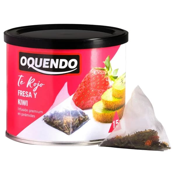 OQUENDO Té rojo, kiwi y frambuesa 15 uds. de 2 g. - 1 ud - Imagen del producto en Findit
