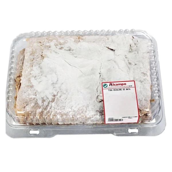 Tira de hojaldre rellena de nata 445 g. - 1 ud - Imagen del producto en Findit