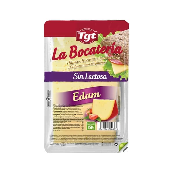 FLOR DE BURGOS Queso en lonchas Edam FLOR DE BURGOS 150 g. - 0.15 kg - Imagen del producto en Findit