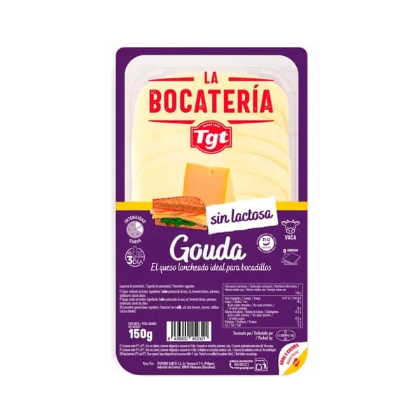 FLOR DE BURGOS Queso lonchas Gouda FLOR DE BURGOS LA BOCATERÍA 150 g. - 0.15 kg - Imagen del producto en Findit