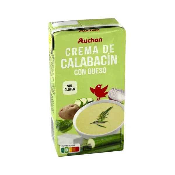 PRODUCTO ALCAMPO Crema de calabacín con queso, lista para calentar y comer 500 g. - 0.5 kg - Imagen del producto en Findit