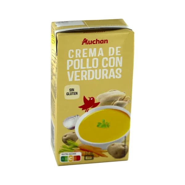 PRODUCTO ALCAMPO Crema de pollo con verduras lista pa calentar y comer 500 g. - 0.5 kg - Imagen del producto en Findit