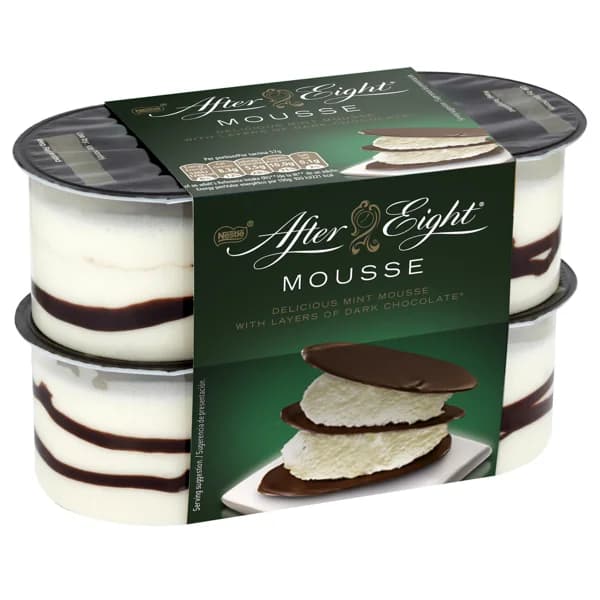 AFTER EIGHT Mousse de menta con capas de chocolate negro crujiente AFTER EIGHT 4 x 57 g. - 0.23 kg - Imagen del producto en Findit