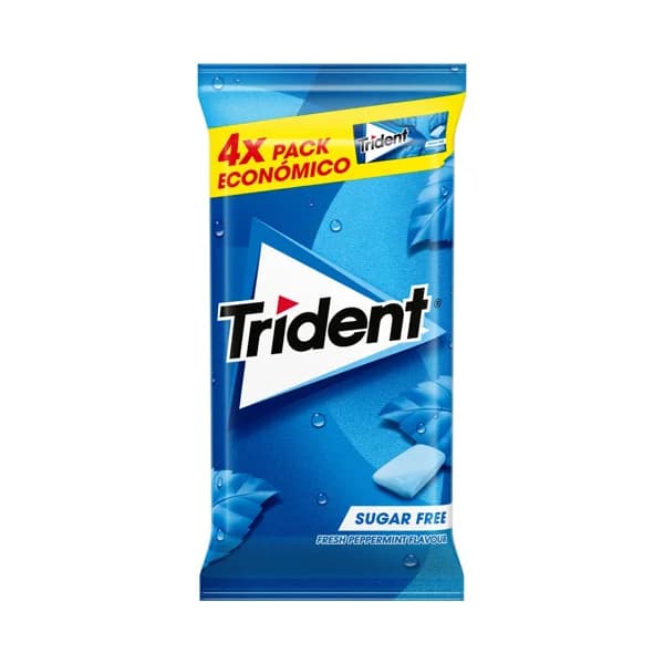 TRIDENT Chicles de menta TRIDENT FRESH 56 g. - 0.06 kg - Imagen del producto en Findit