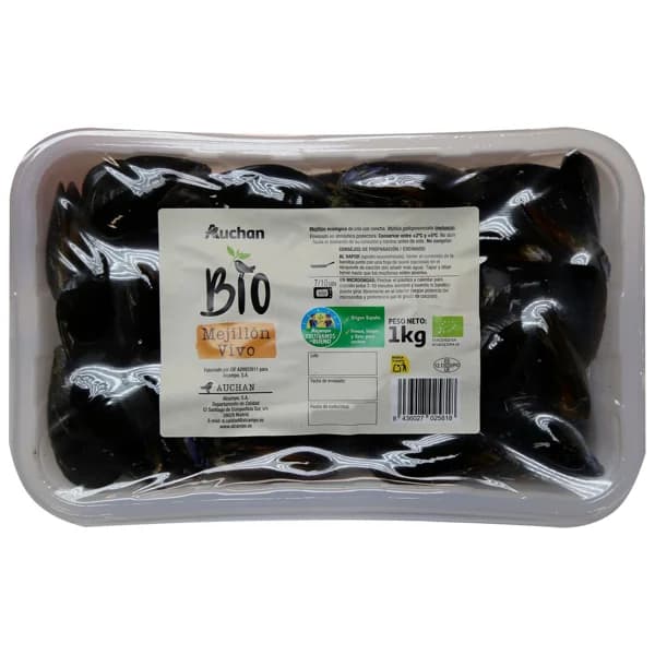 ALCAMPO CULTIVAMOS LO BUENO ECOLÓGICO Mejillón  Ecológico 1 kg. - 1 kg - Imagen del producto en Findit