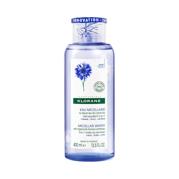 KLORANE Agua micelar desmaquillante con Aciano ecológico 400 ml. - 0.4 l - Imagen del producto en Findit
