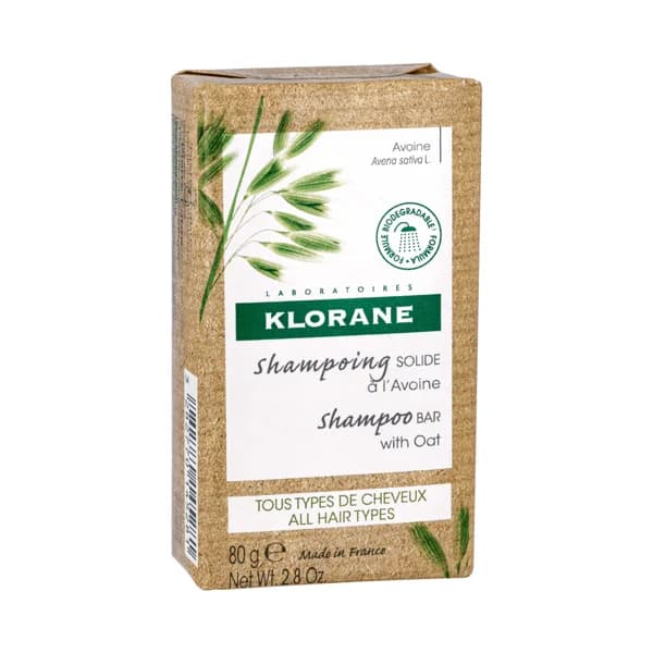 KLORANE Champú sólido con avena, para todo tipo de cabellos 80 g. - 0.8 l - Imagen del producto en Findit