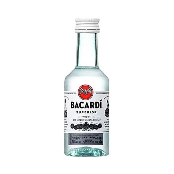 BACARDI Carta blanca Ron blanco de calidad superior botella 5 cl. - 1 ud - Imagen del producto en Findit