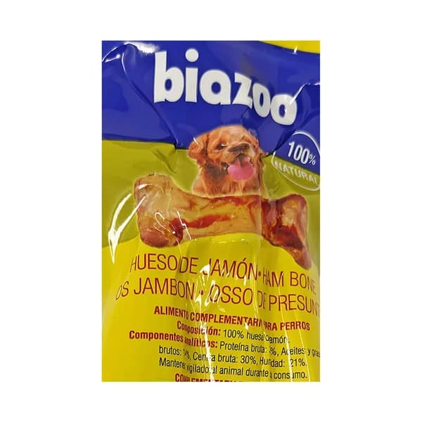 BIOZOO MASCOTAS Hueso de jamón envasado al vacío para perros BIOZOO - 1 ud - Imagen del producto en Findit