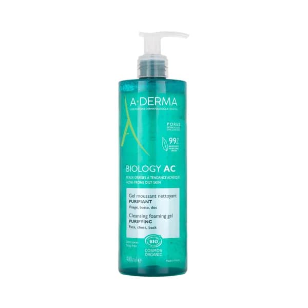 A.DERMA Biology ac Gel espumoso limpiador y purificante, para pieles grasas con tendencia acneica 400 ml. - 0.4 l - Imagen del producto en Findit
