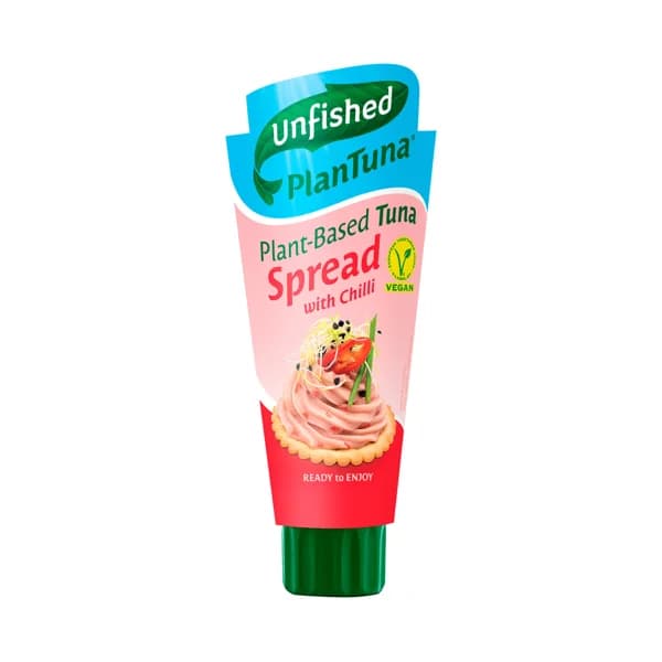 UNFISHED PLANTUNA Untable vegetal de chilli y atún UNFISHED PLANTUNA 100 gr. - 0.1 kg - Imagen del producto en Findit