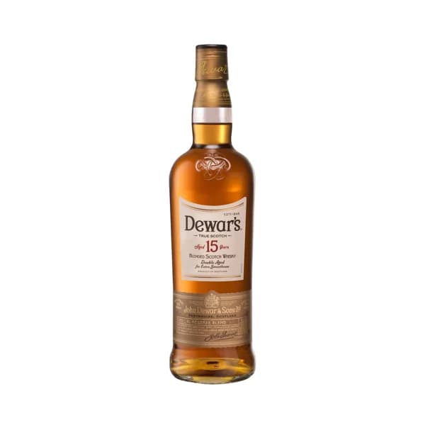 DEWARS Whisky blended escocés 15 años botella 70 cl. - 0.7 l - Imagen del producto en Findit