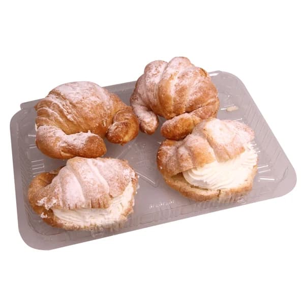 Croissant rellenos de nata 4 uds - 0.38 kg - Imagen del producto en Findit