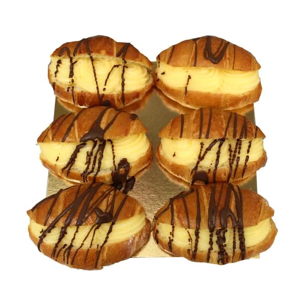 Croissant mini relleno de crema, 6 uds, 280g. - 0.28 kg - Imagen del producto en Findit