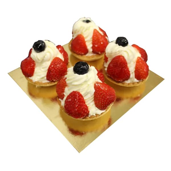 Tartaleta de fresas, 4 uds. - 0.26 kg - Imagen del producto en Findit