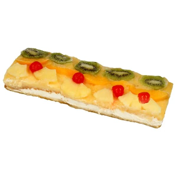 Tira de hojaldre con crema pastelera y trozitos de fruta 500 gr. - 0.75 kg - Imagen del producto en Findit