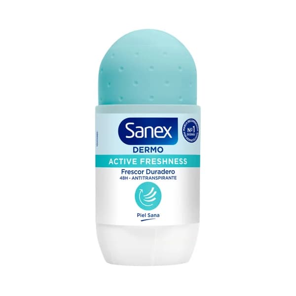 SANEX Dermo active freshness Desodorante roll on para mujer con protección antitranspirante hasta 48 horas 50 ml. - 0.05 l - Imagen del producto en Findit