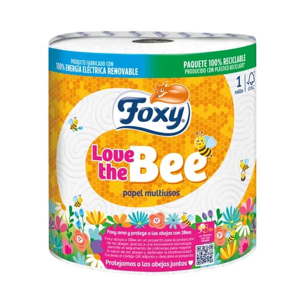 FOXY Love the Bee Rollo de papel de cocina multiusos 1 ud. - 1 ud - Imagen del producto en Findit
