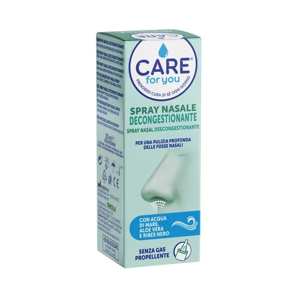 CARE FOR YOU Spray nasal descongestinante con agua de mar, aloe vera y grosella negra CARE FOR YOU 20 ml. - 1 ud - Imagen del producto en Findit