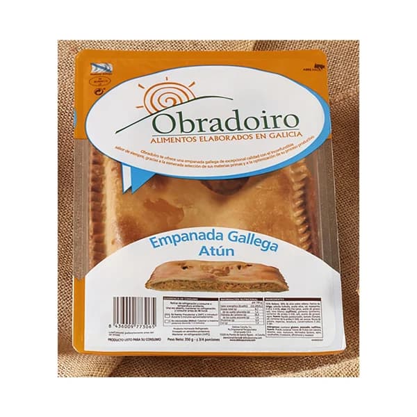 Empanada refrigerada de atún, 350g. - 0.35 kg - Imagen del producto en Findit