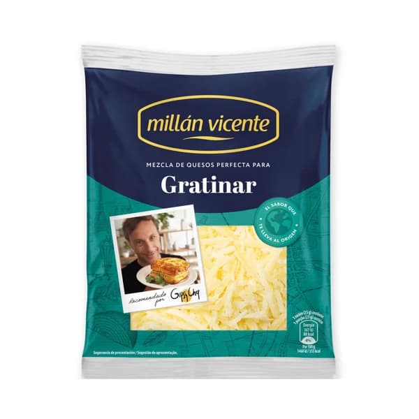 MILLÁN VICENTE Queso rallado especial gratinar 140 g. - 0.14 kg - Imagen del producto en Findit