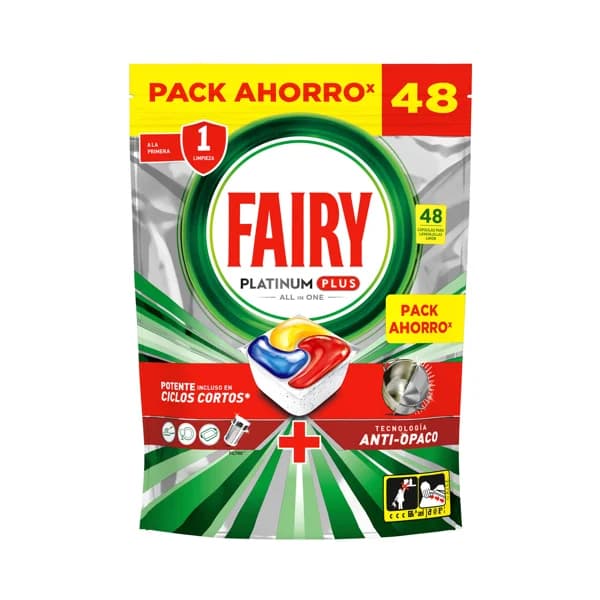 FAIRY Detergente lavavajillas limón 48 ds 857 g. - 0.86 kg - Imagen del producto en Findit